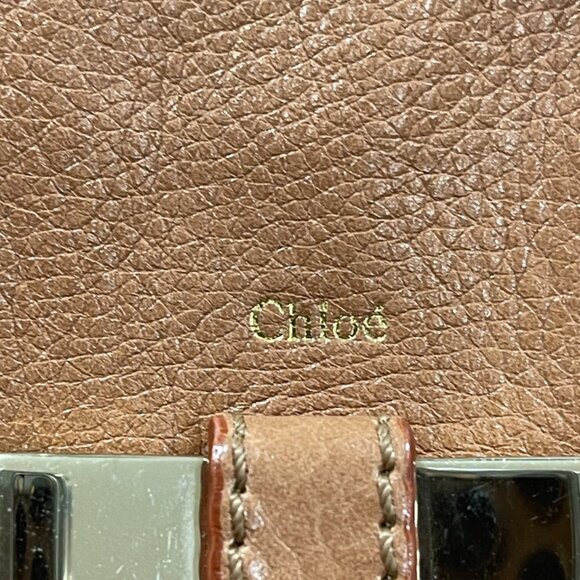 Chloe Lily 2-Way Bag Brown Leather Preloved (JB1100) - Picture 3 of 15